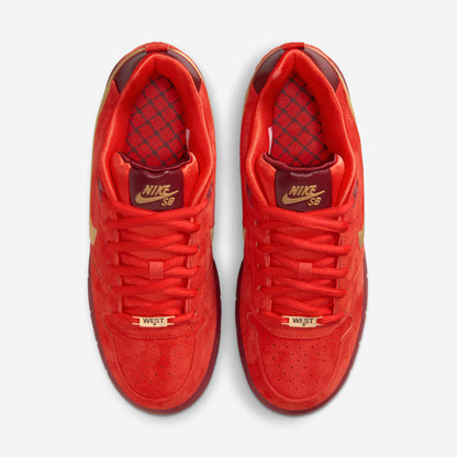 TÊNIS NIKE SB PAUL RODRIGUEZ ZOOM AIR LOW QS HABANERO RED/CLUB GOLD