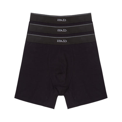 CUECA CLASS INVERSO 3 PACK BOXER BLACK