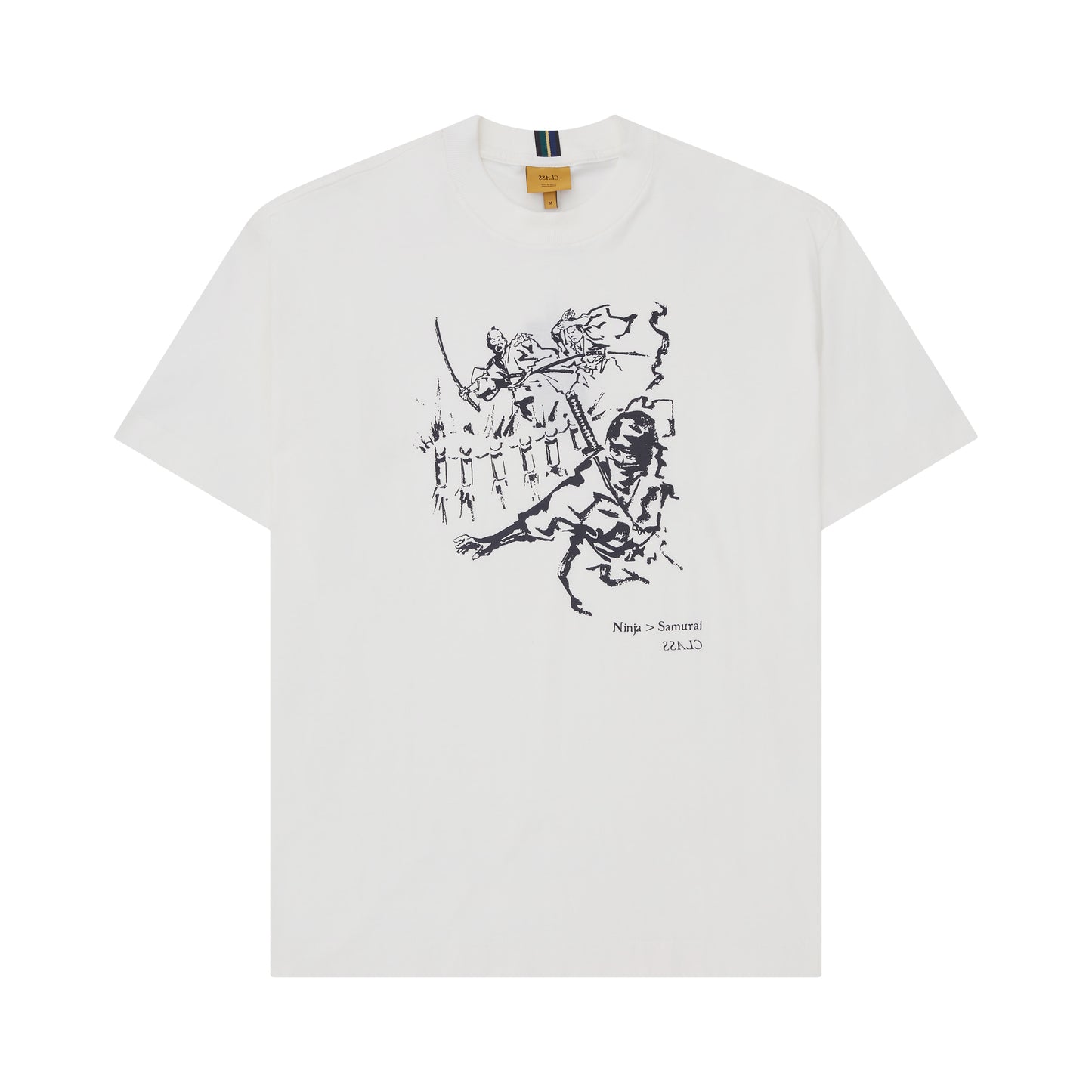 CAMISETA CLASS NINJA X SAMURAI OFF WHITE