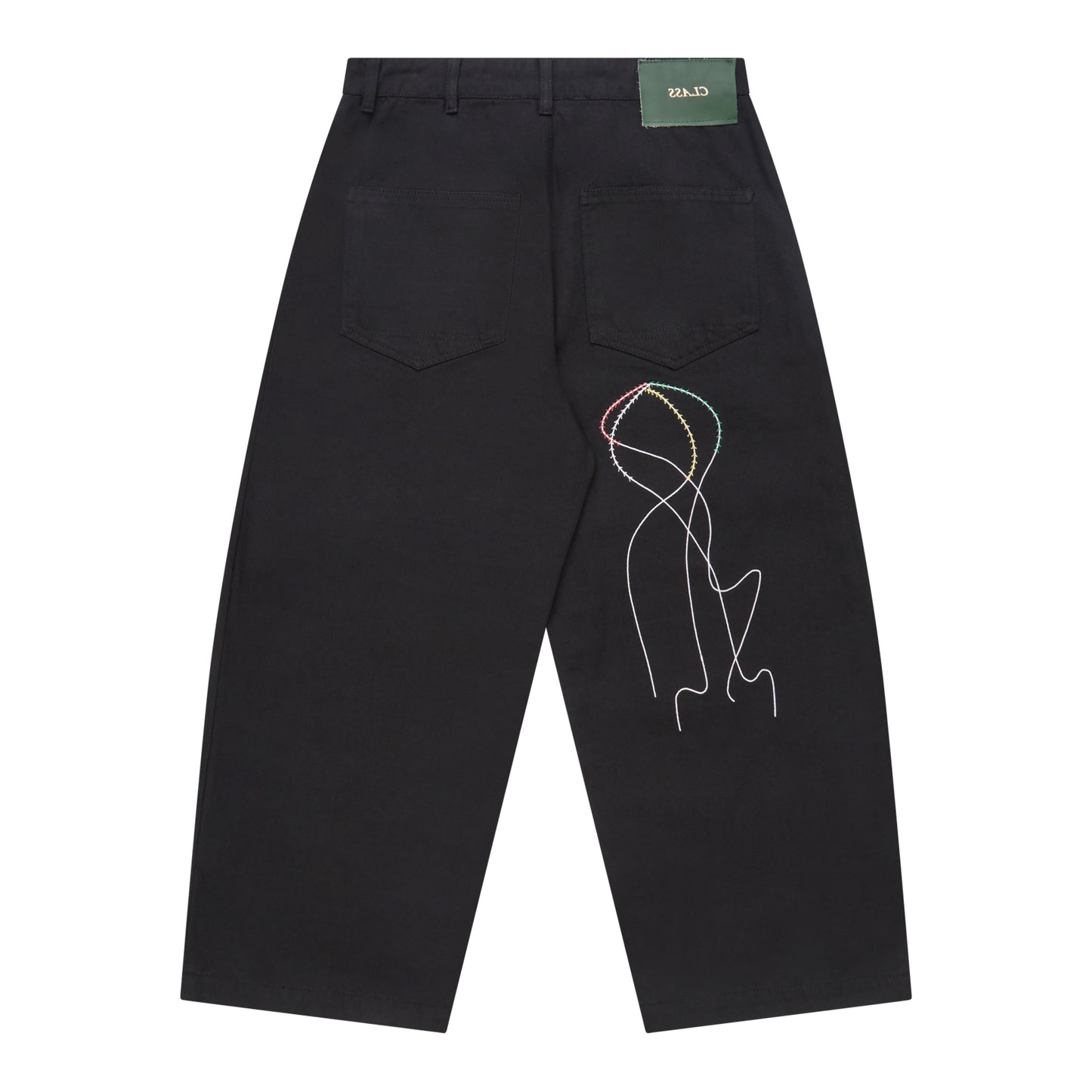 CALÇA CLASS TWILL DOTTEED PIPA BLACK