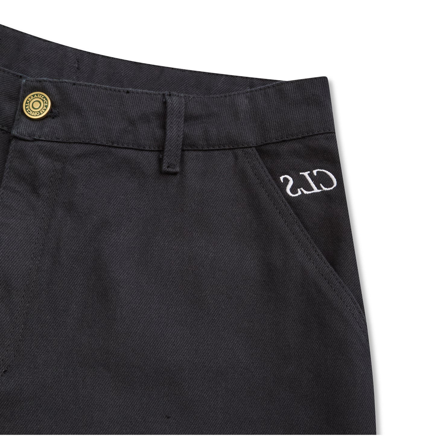 CALÇA CLASS TWILL DOTTEED PIPA BLACK