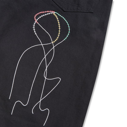 CALÇA CLASS TWILL DOTTEED PIPA BLACK