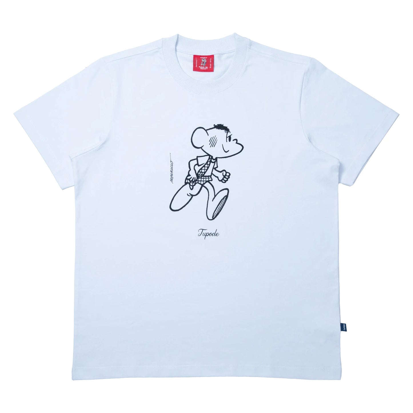 CAMISETA TUPODE CASCAO OLD BRANCO