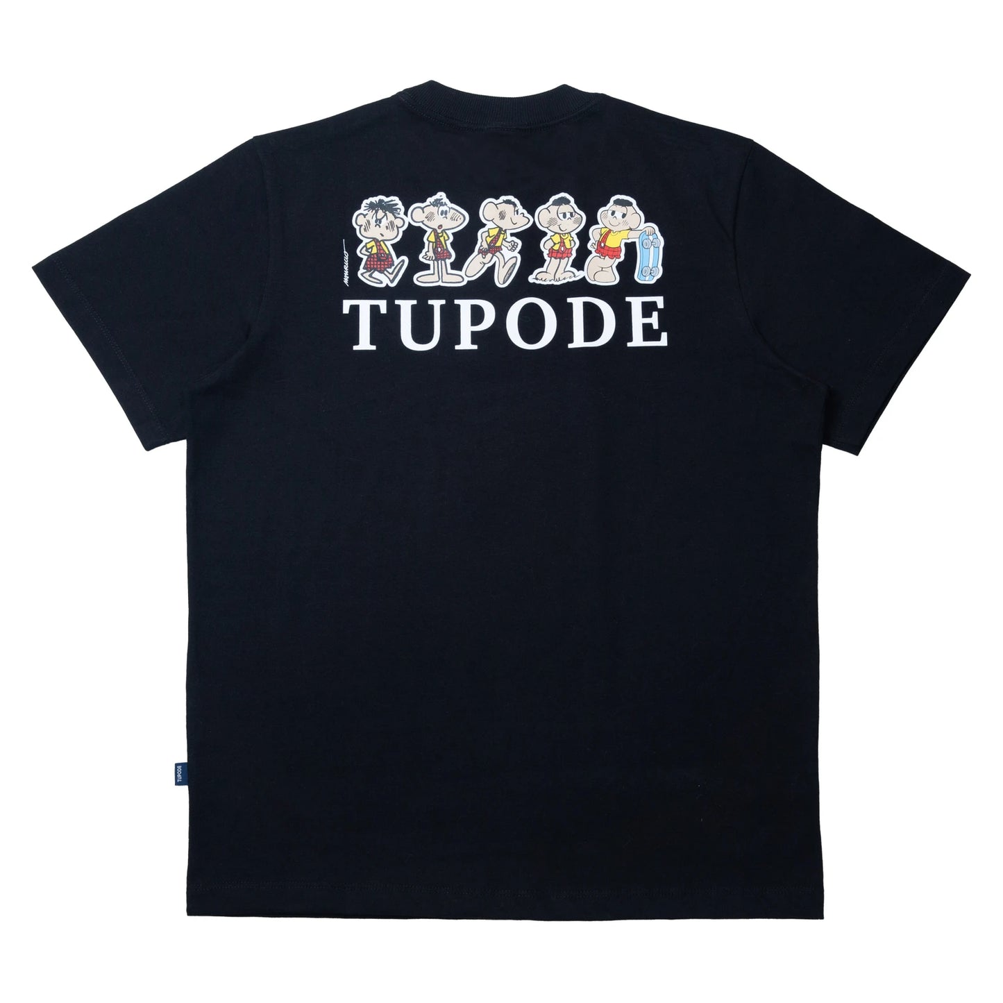 CAMISETA TUPODE EVOLUCAO CASCAO PRETO
