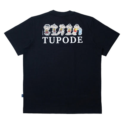 CAMISETA TUPODE EVOLUCAO CASCAO PRETO