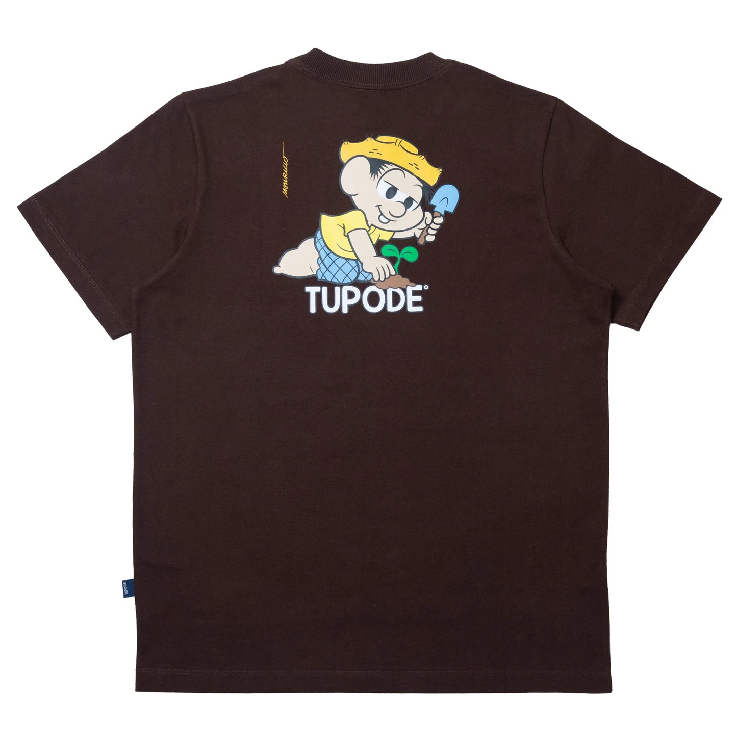 CAMISETA TUPODE CHICO BENTO ERVA MARROM