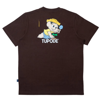 CAMISETA TUPODE CHICO BENTO ERVA MARROM