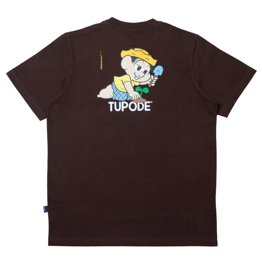 CAMISETA TUPODE CHICO BENTO ERVA MARROM