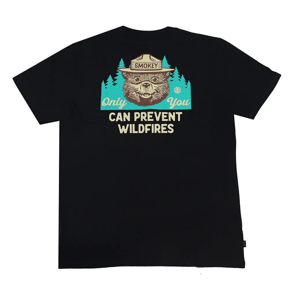 CAMISETA ELEMENT WILDFIRES PRETO