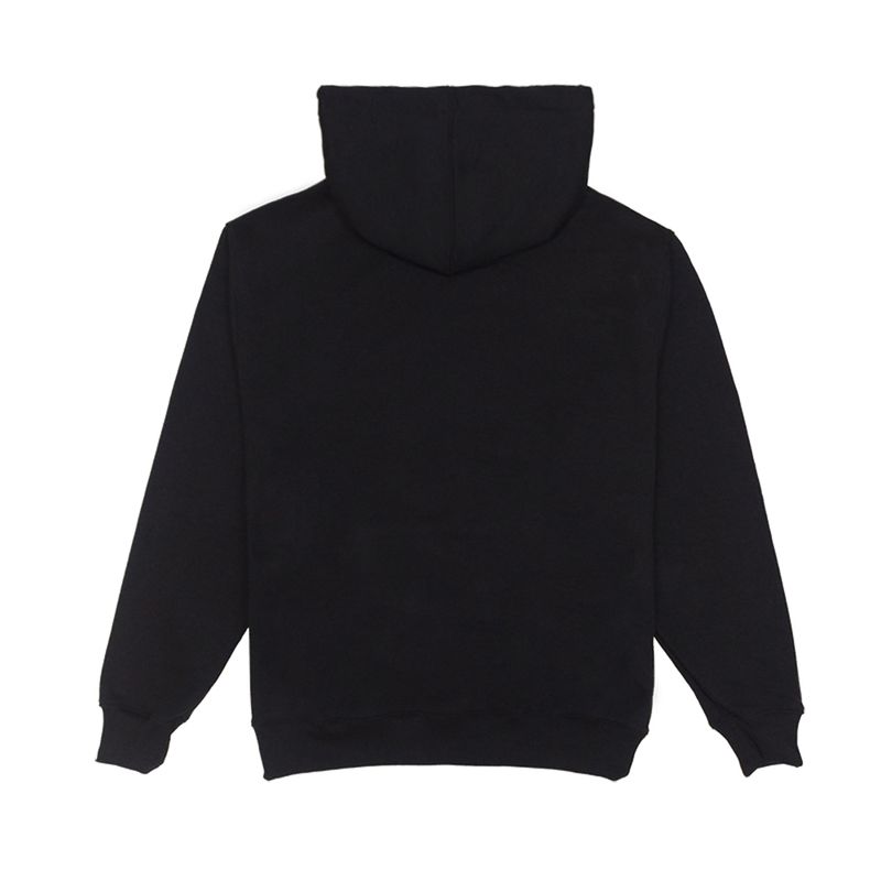 MOLETOM CHAMPION LOGO C EMB BLACK
