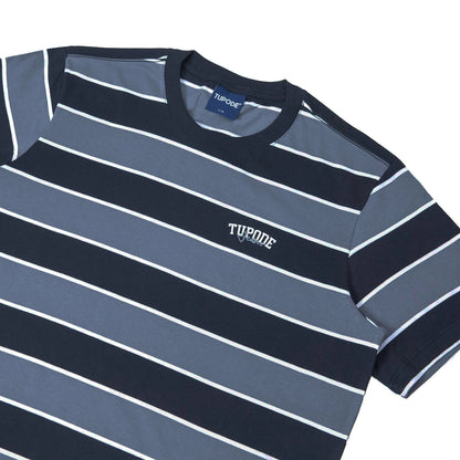 CAMISETA TUPODE LISTRADA JEANS SCH PRETO CINZA
