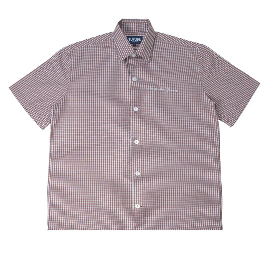 CAMISA TUPODE XADZ SAN MARROM MANGA CURTA