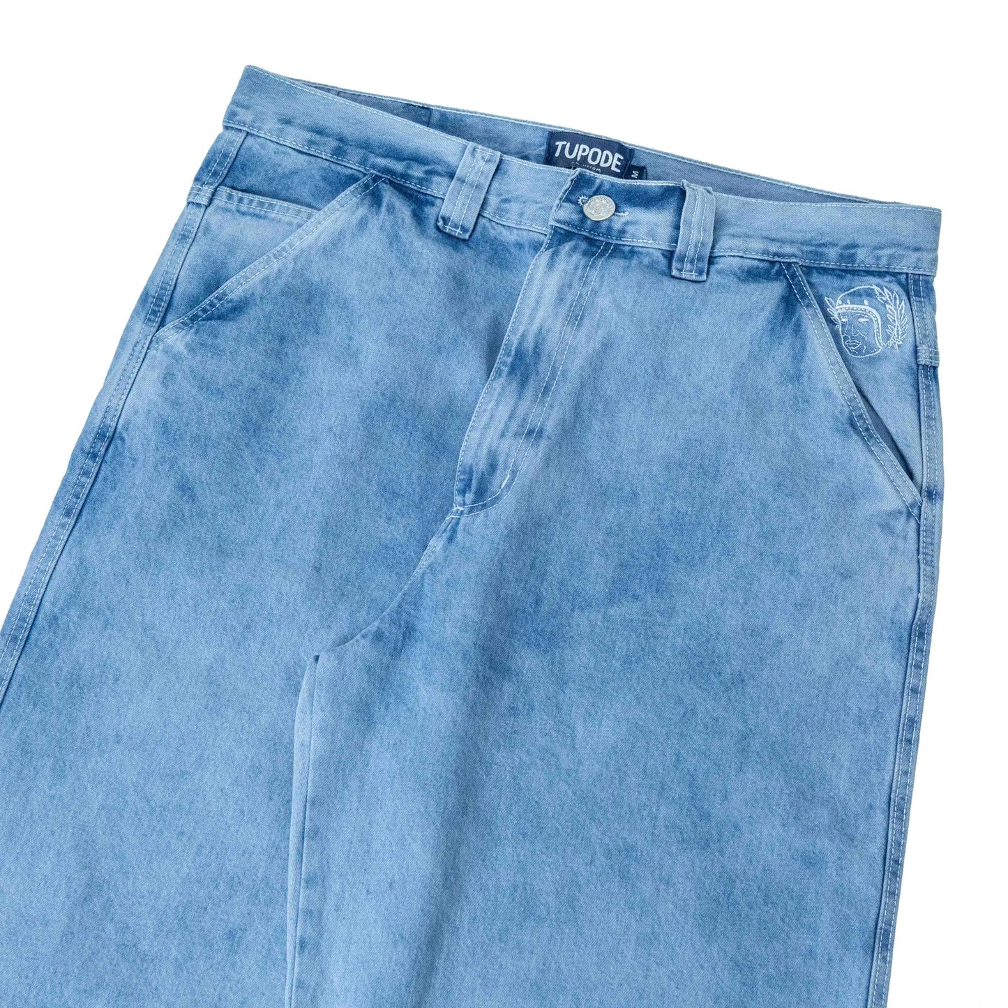 CALCA TUPODE OG BAGGY AZUL CLARO CONTRASTE