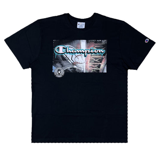 CAMISETA CHAMPION BASKET BRIDGE BLACK