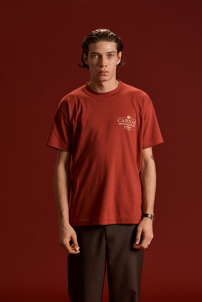 CAMISETA CARNAN JEWELRY HEAVY  BURGUNDY