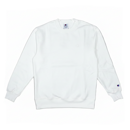 MOLETOM CHAMPION CREWNECK ATHLETIC C LOGO OFF WHITE