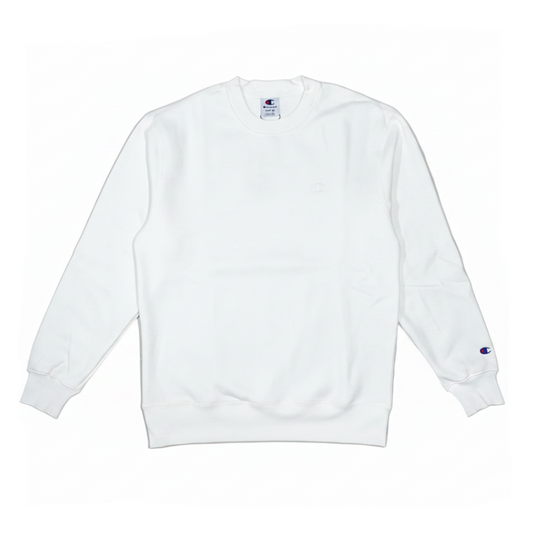 MOLETOM CHAMPION CREWNECK ATHLETIC C LOGO OFF WHITE