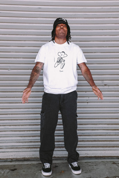 CAMISETA TUPODE CASCAO OLD BRANCO