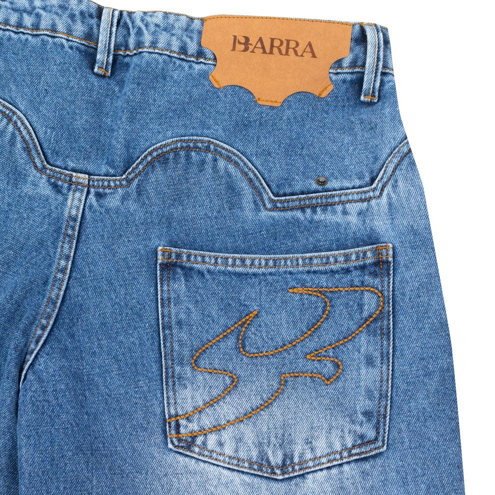 CALÇA BARRA CREW JEANS CLASSICA AZUL