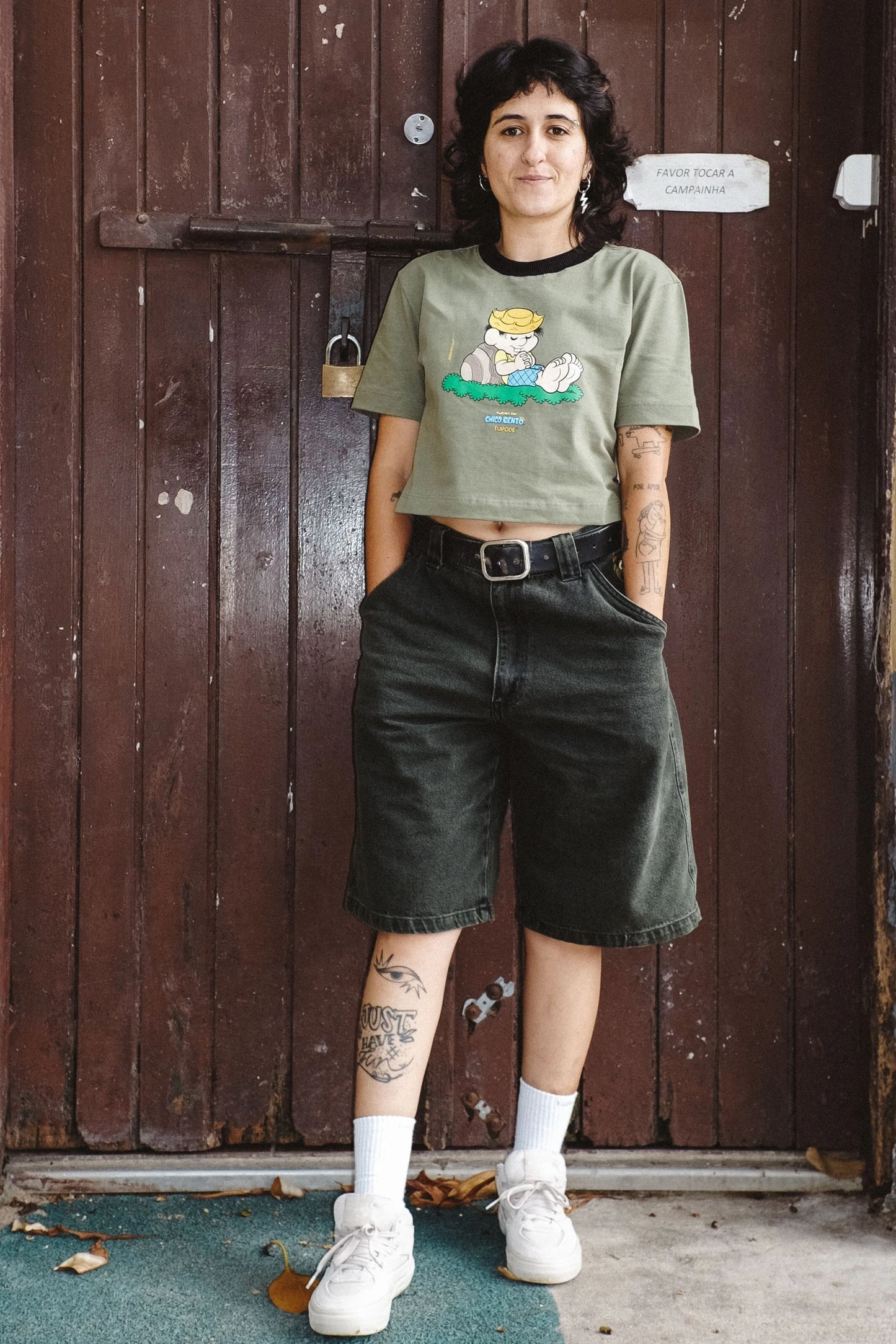 BERMUDA TUPODE OG BAGGY CHICO BENTO RELAX STONE VERDE