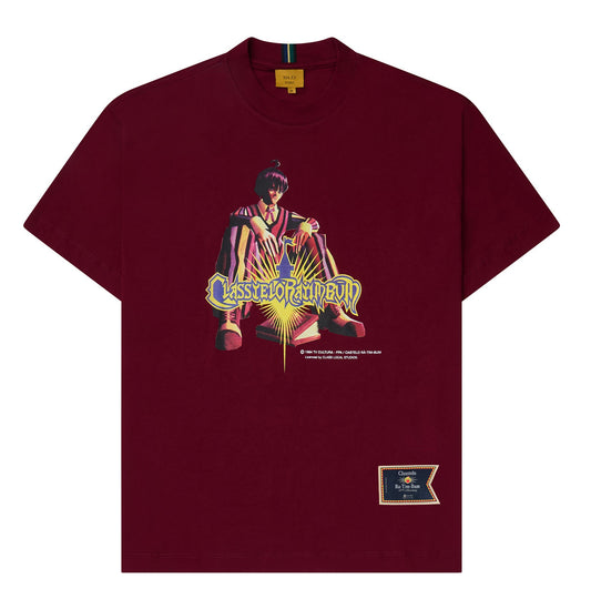 CAMISETA CLASS x CASTELO RA-TIM-BUM NINO BURGUNDY
