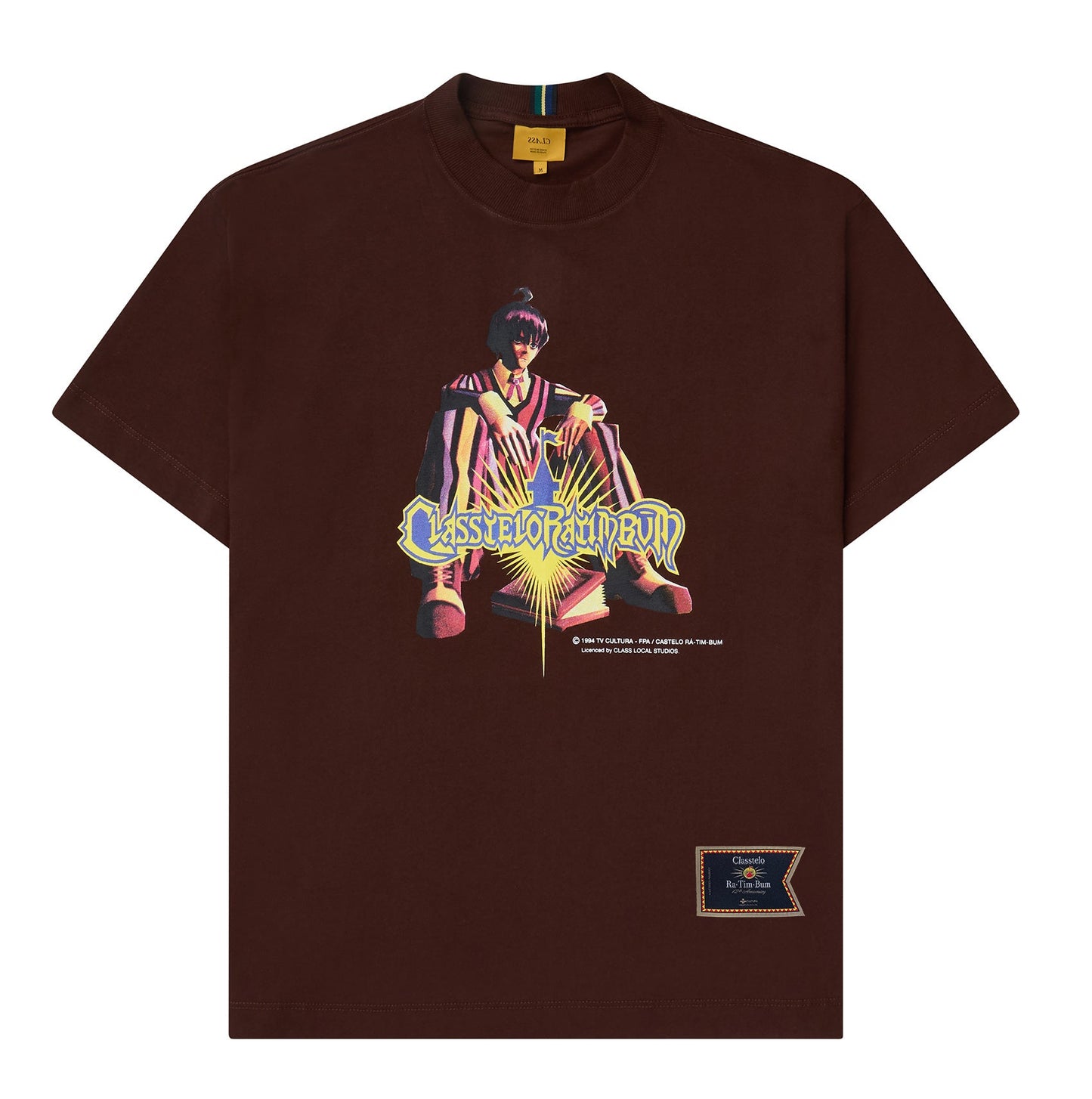 CAMISETA CLASS x CASTELO RA-TIM-BUM NINO BROWN