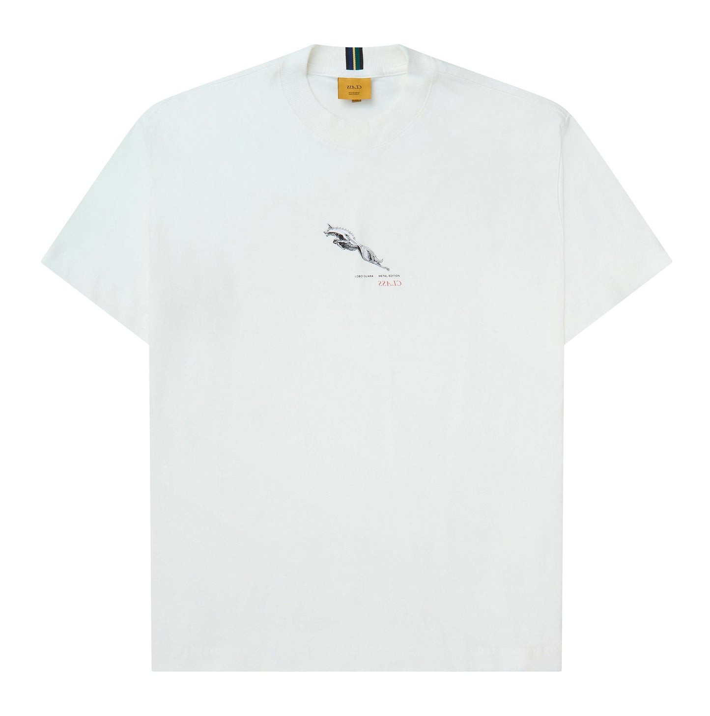 CAMISETA CLASS LOBO-GUARA METAL EDITION OFF-WHITE