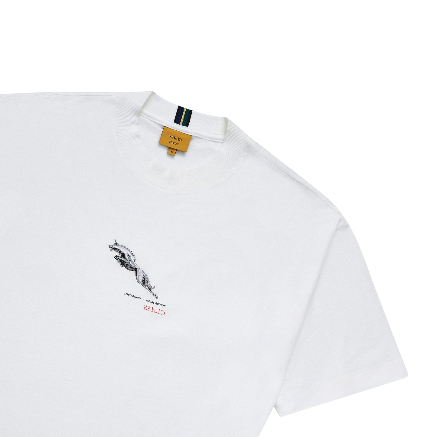 CAMISETA CLASS LOBO-GUARA METAL EDITION OFF-WHITE