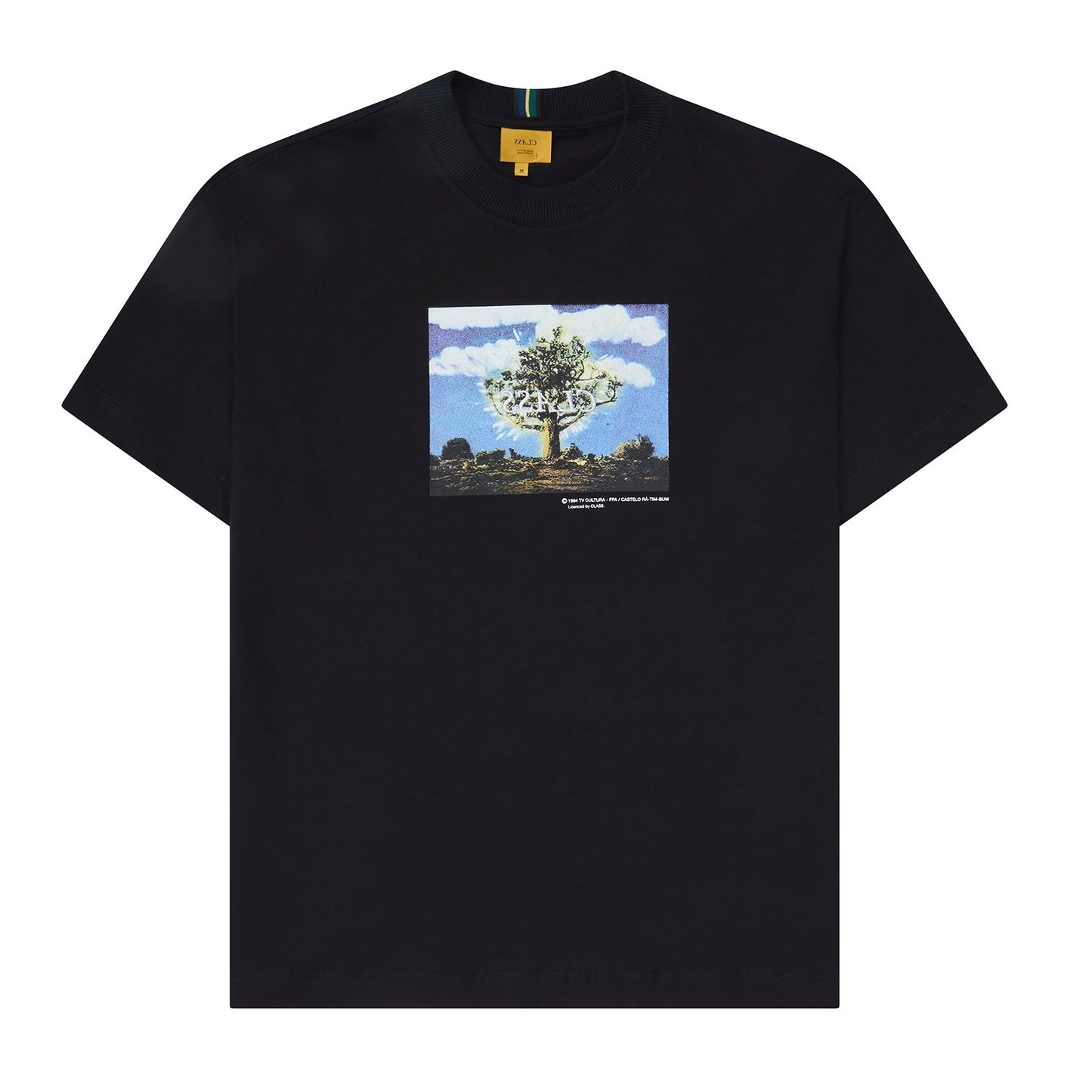 CAMISETA PREMIUM CLASS x CASTELO RA-TIM-BUM ARVORE BLACK