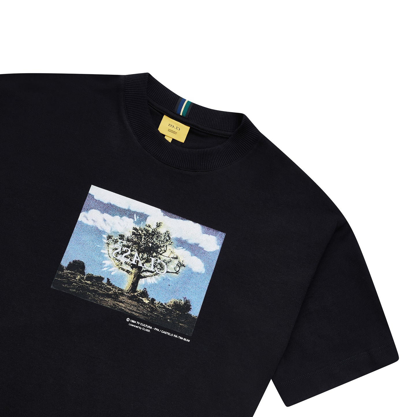 CAMISETA PREMIUM CLASS x CASTELO RA-TIM-BUM ARVORE BLACK