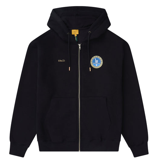 MOLETOM CLASS ZIPPER BERTONE BLACK
