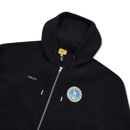 MOLETOM CLASS ZIPPER BERTONE BLACK