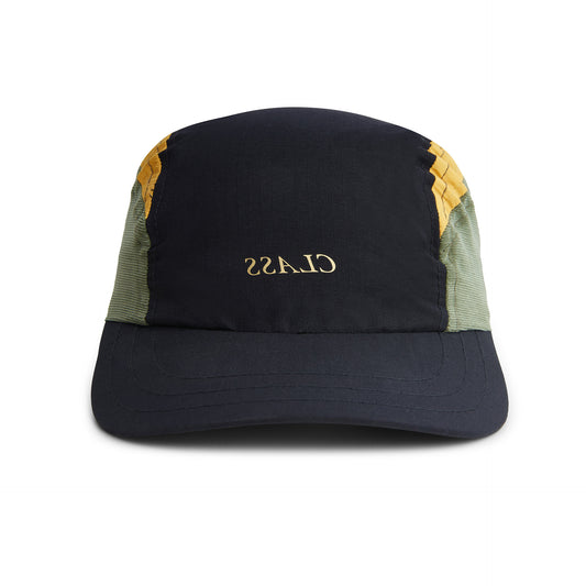 BONÉ CLASS 3 PANEL HAT INVERSO BLACK/GREEN/MOSTARD
