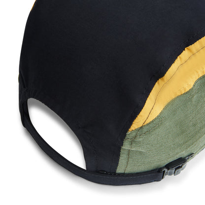 BONÉ CLASS 3 PANEL HAT INVERSO BLACK/GREEN/MOSTARD