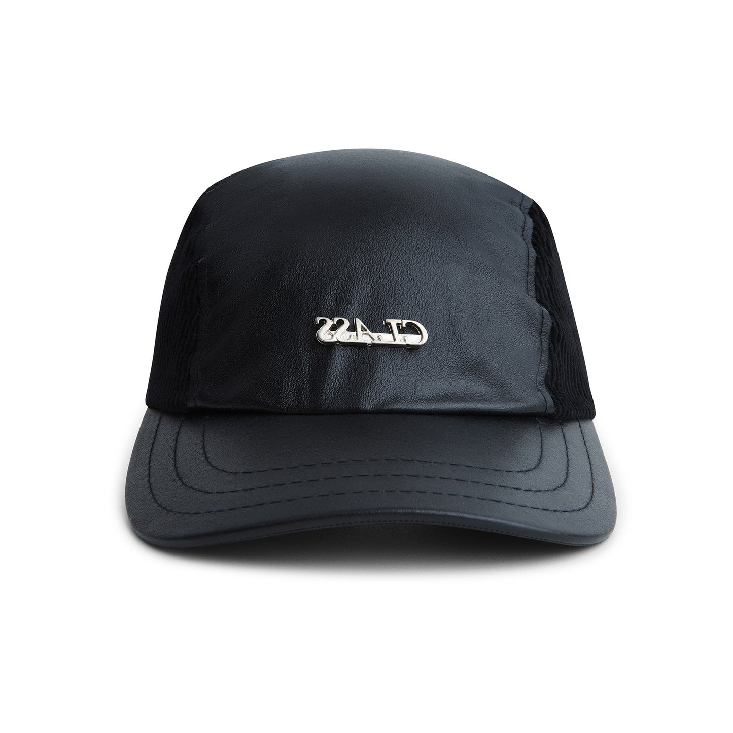 BONÉ CLASS 3 PANEL LEATHER HAT CLASS INVERSO BLACK
