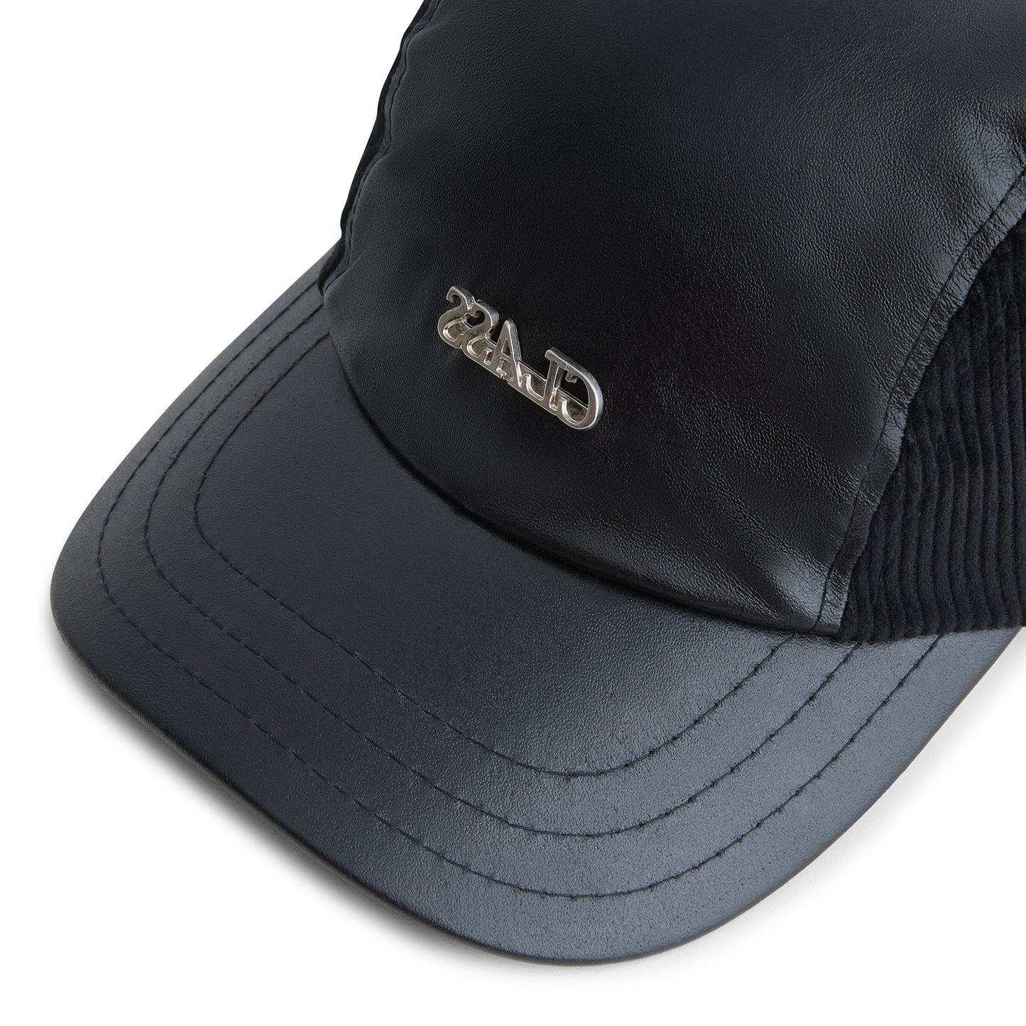 BONÉ CLASS 3 PANEL LEATHER HAT CLASS INVERSO BLACK
