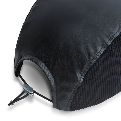 BONÉ CLASS 3 PANEL LEATHER HAT CLASS INVERSO BLACK