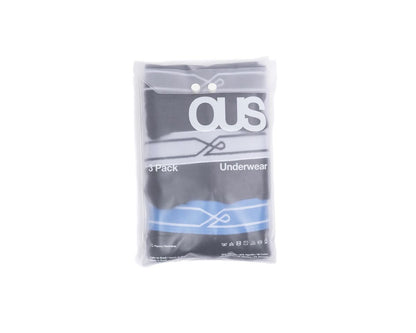 CUECA ÖUS 2 KIT 3 BOXER OUS PRETO