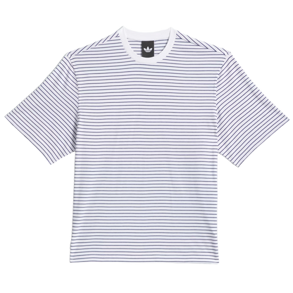 CAMISETA ADIDAS YARN DYE WHITE/DARK BLUE