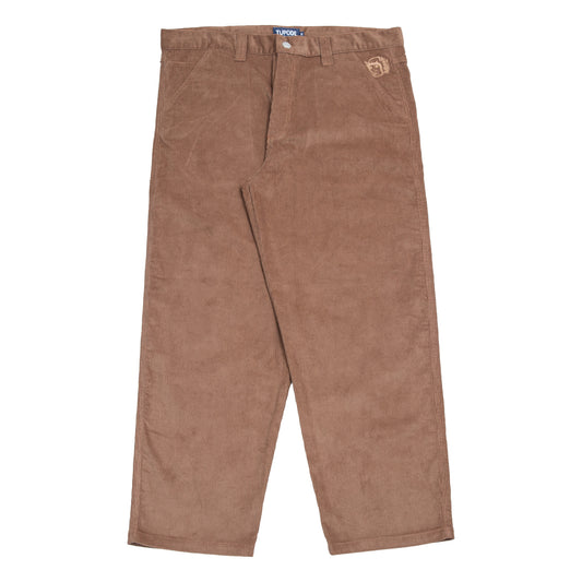 CALÇA TUPODE OG BAGGY VELUDO CARAMELO