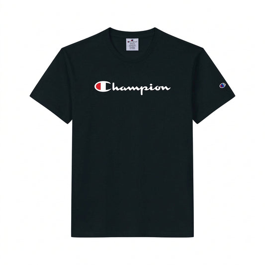 CAMISETA CHAMPION WMNS SCRIPT LOGO INK BLACK - foto 1