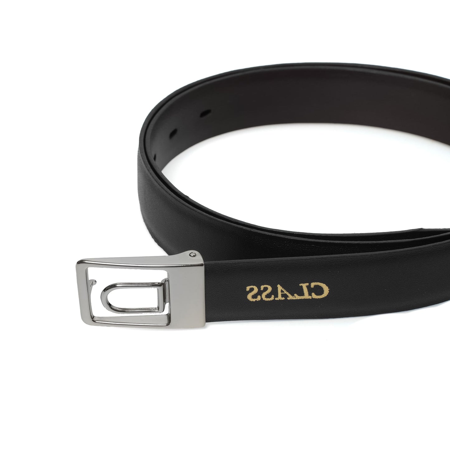EATHER BELT "CLASS INVERSO" BLACK