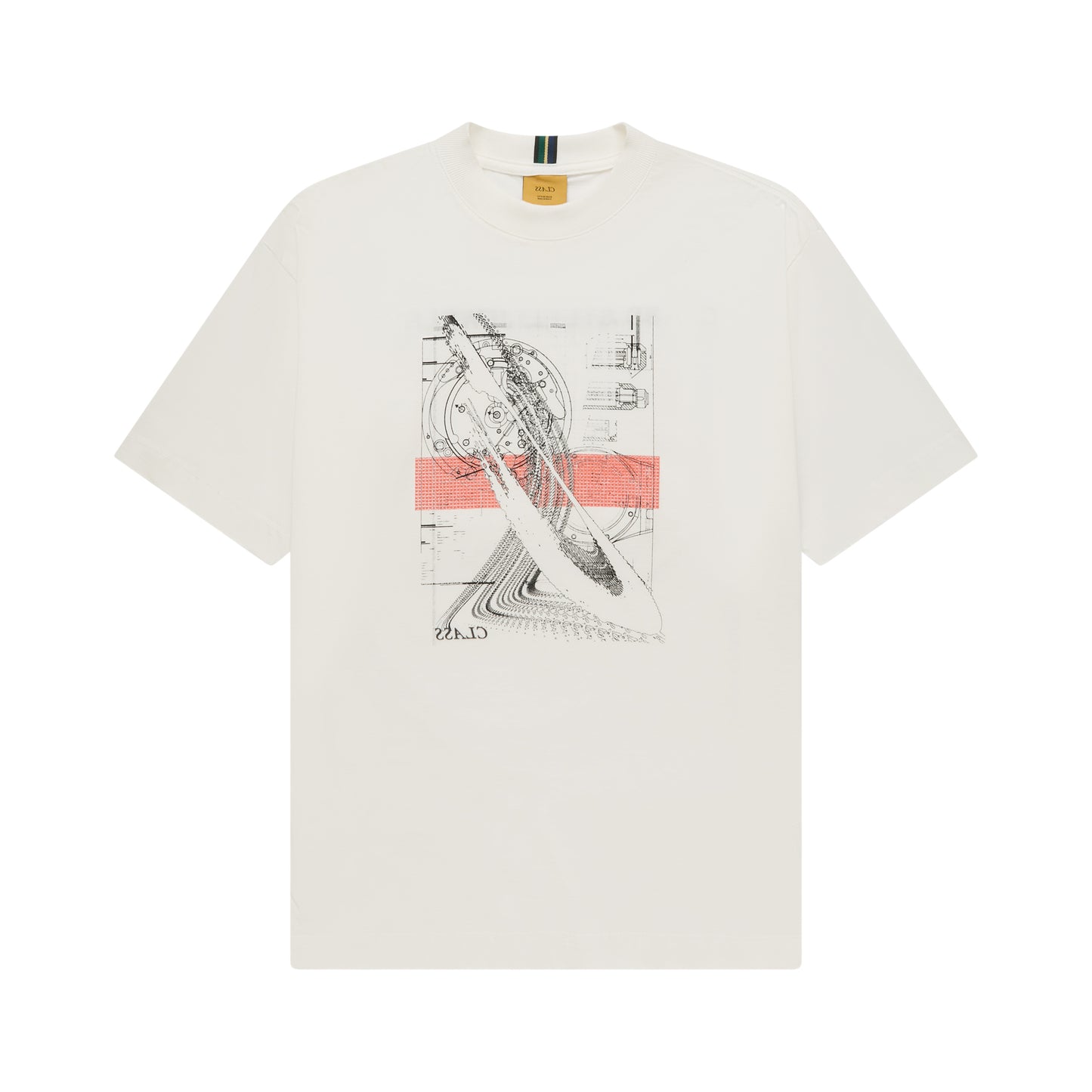 CAMISETA CLASS BASIC STEEL JEWELRY OFF WHITE