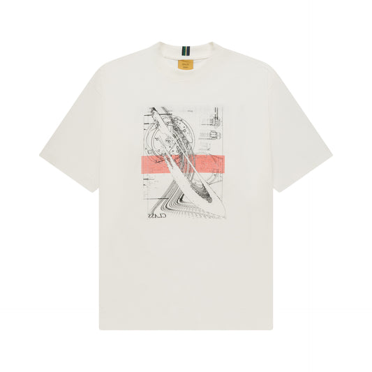 CAMISETA CLASS BASIC STEEL JEWELRY OFF WHITE