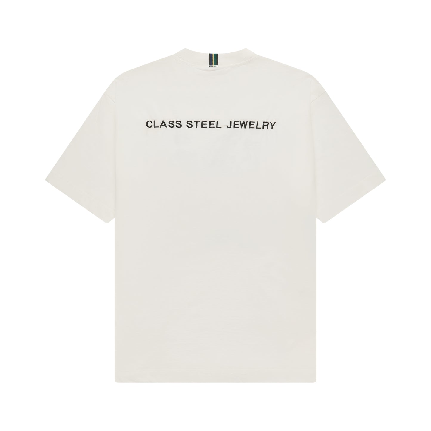 CAMISETA CLASS BASIC STEEL JEWELRY OFF WHITE