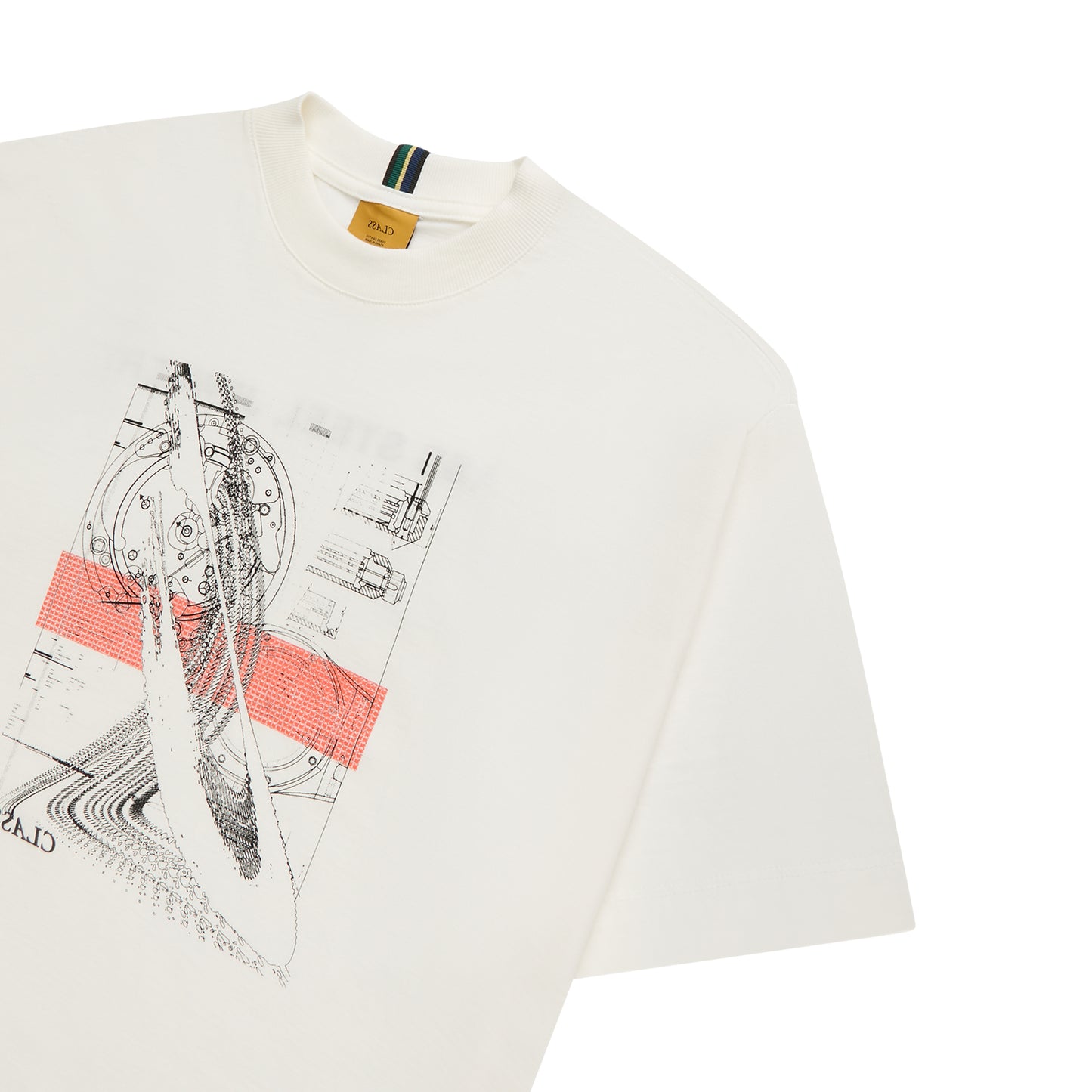 CAMISETA CLASS BASIC STEEL JEWELRY OFF WHITE
