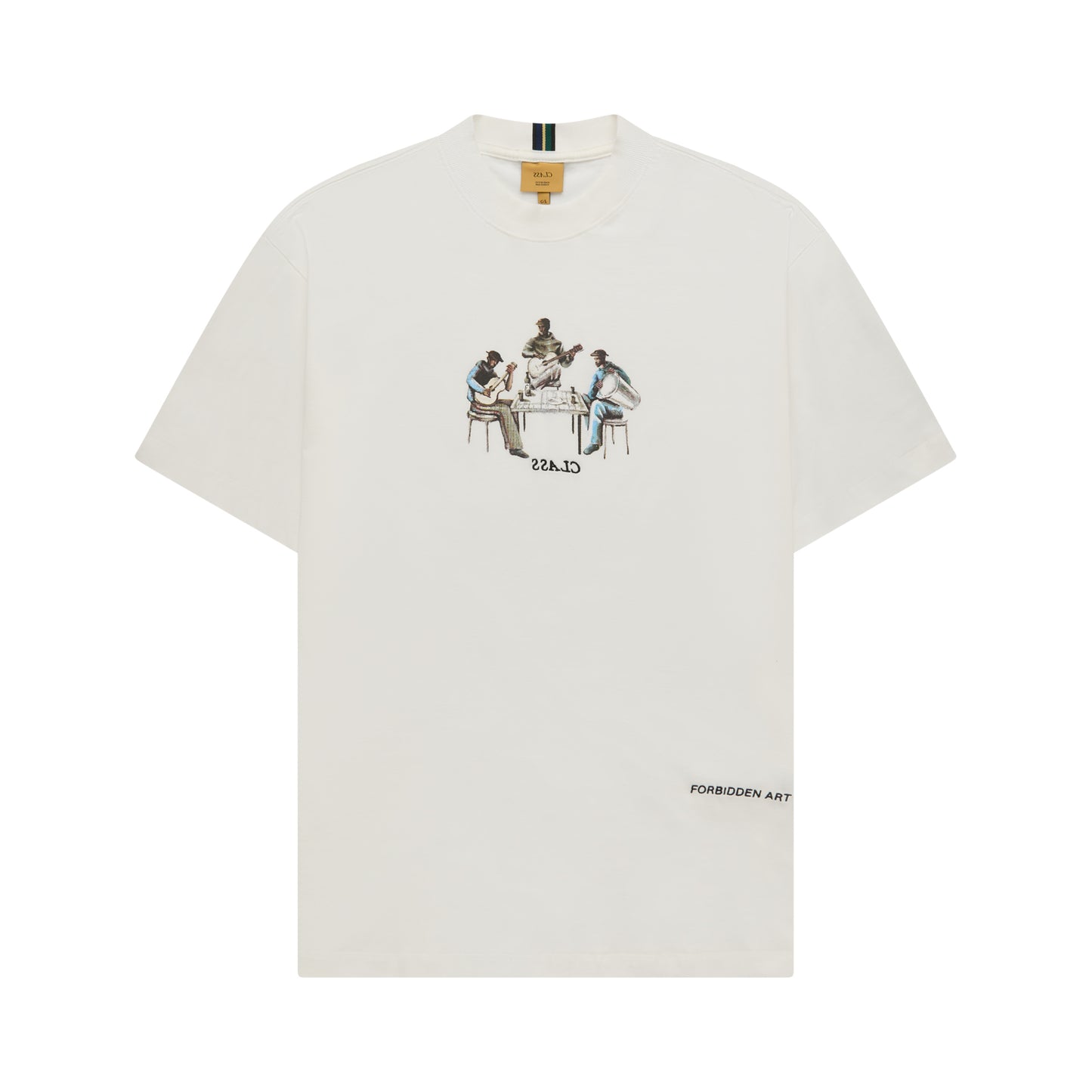 CAMISETA CLASS BASIC ARTE PROIBIDA OFF WHITE