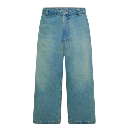CLASS STONE WASHED BAGGY PANTS RABIOLA BLUE