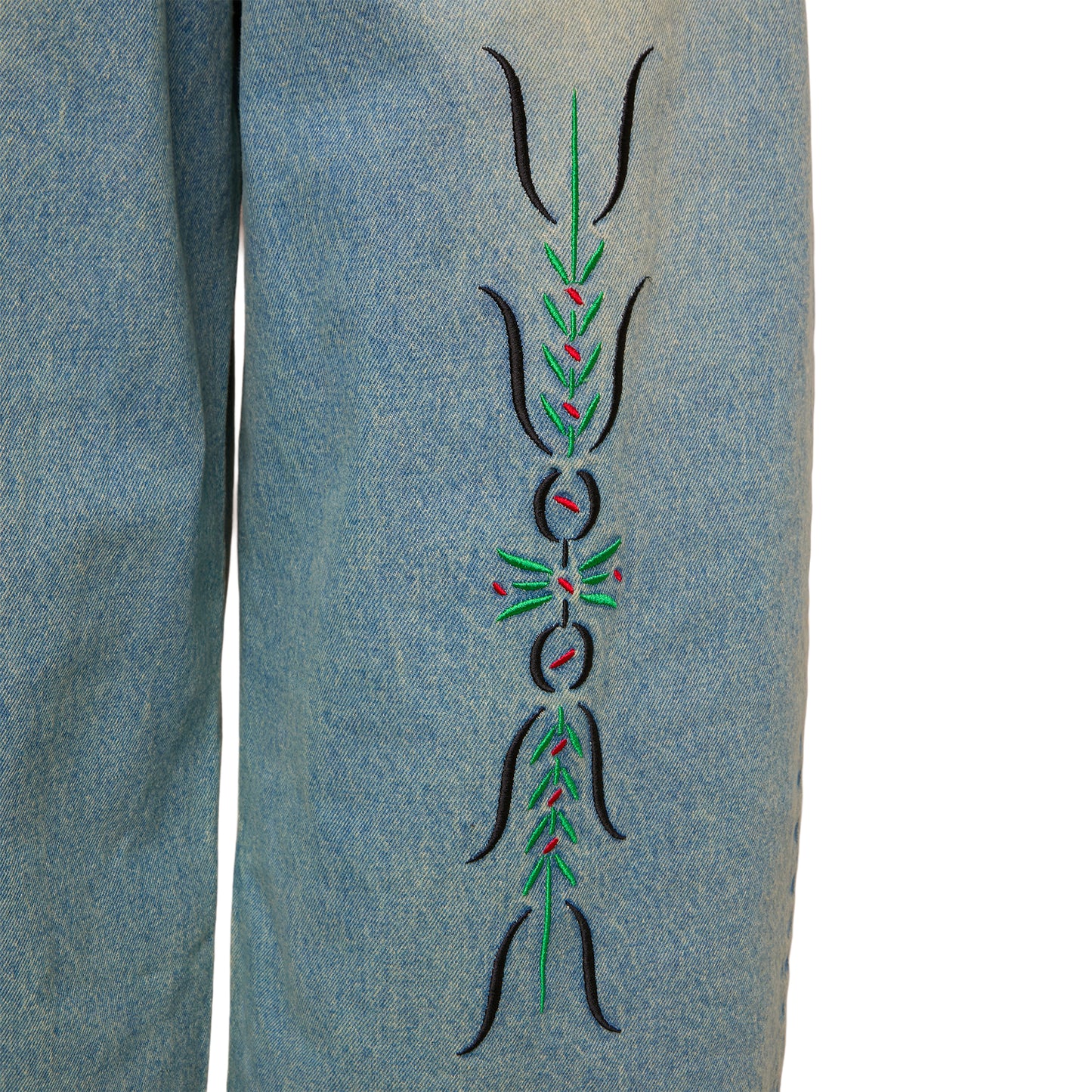 CLASS STONE WASHED BAGGY PANTS RABIOLA BLUE