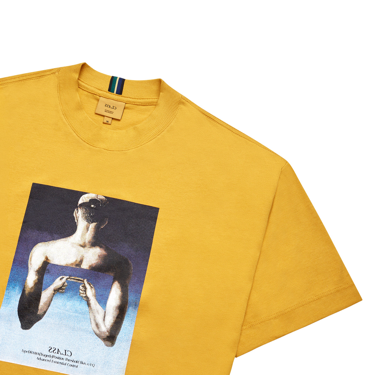 CAMISETA CLASS TRIPPING IN THE 4TH DIMENSIONE MOSTARDA